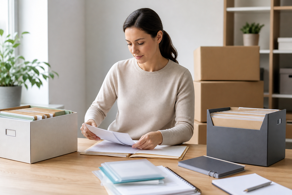 Organise important documents